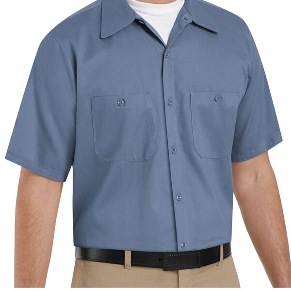 Cotton Short Sleeve Uniform Shirt - Tall Sizes Thumbnail
