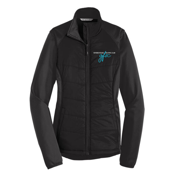 GFSC Embroidered Women's Hybrid Soft Shell Jacket Thumbnail