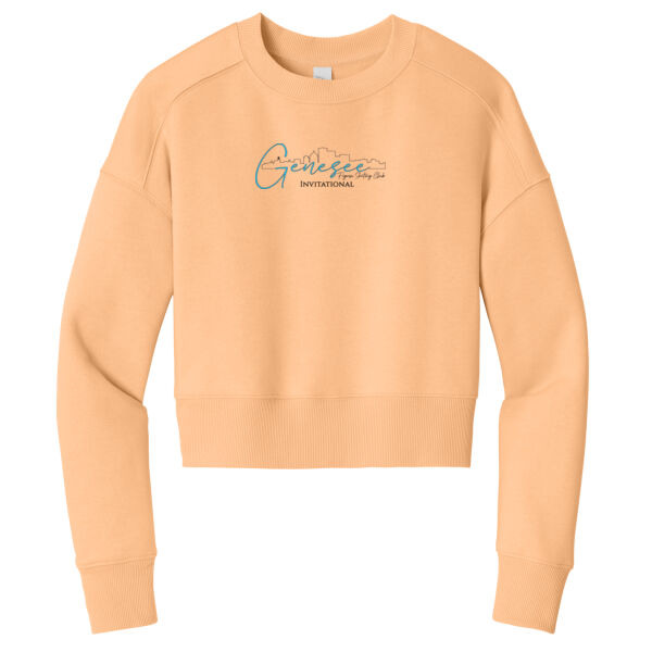 Genesee Figure Skating Club Invitational Crop Crewneck Sweatshirt Thumbnail