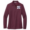 Ladies Silk Touch Long Sleeve Polo Thumbnail